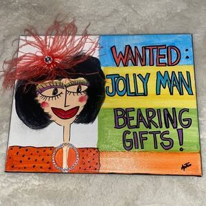 Deb Peters Canvas Painting “Wanted:…..”